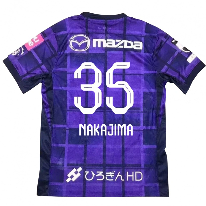 Danxen Kinder Yotaro Nakajima #35 Lila Orange Heimtrikot Trikot 2025/26 T-Shirt