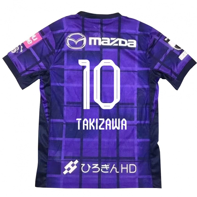 Danxen Kinder Chise Takizawa #10 Lila Orange Heimtrikot Trikot 2025/26 T-Shirt