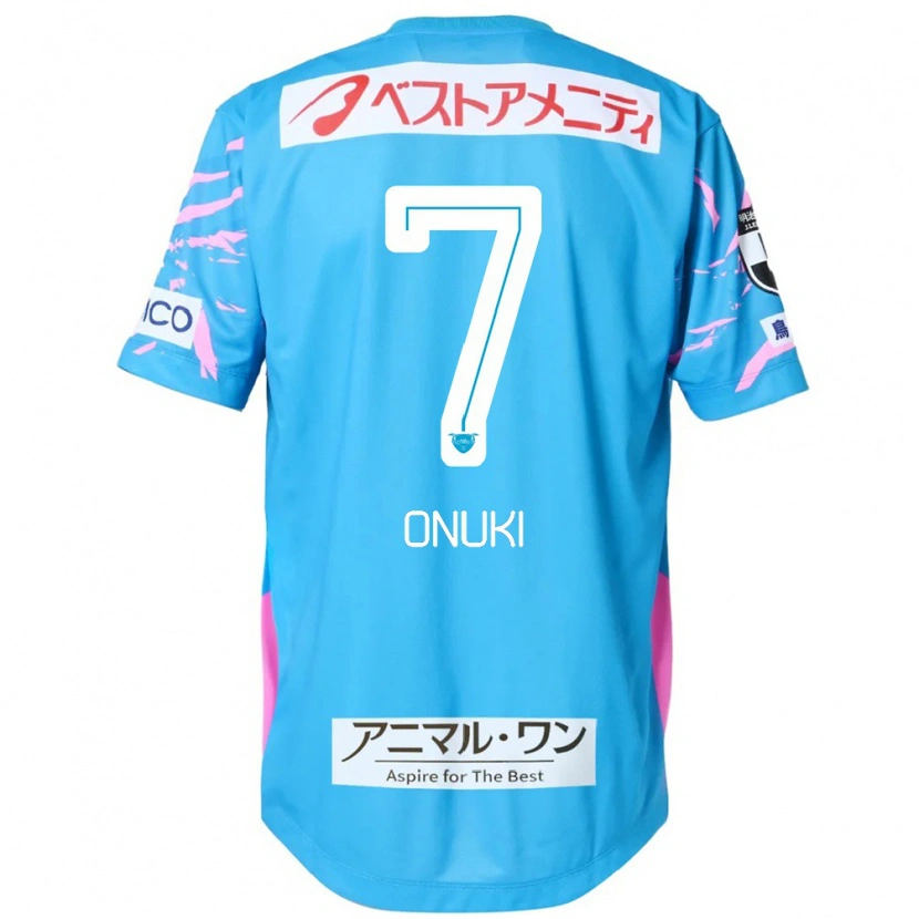 Danxen Kinder Tentaro Onuki #7 Blau Rosa Heimtrikot Trikot 2025/26 T-Shirt