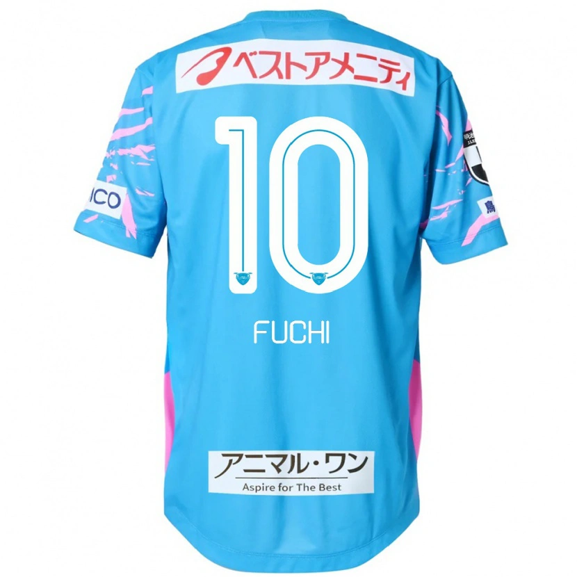 Danxen Kinder Fuchi Honda #10 Blau Rosa Heimtrikot Trikot 2025/26 T-Shirt