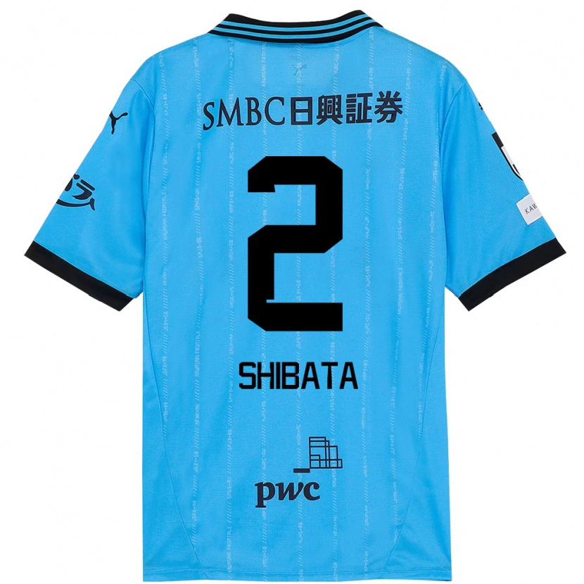 Danxen Kinder Shotaro Shibata #2 Himmelblau Schwarz Heimtrikot Trikot 2025/26 T-Shirt