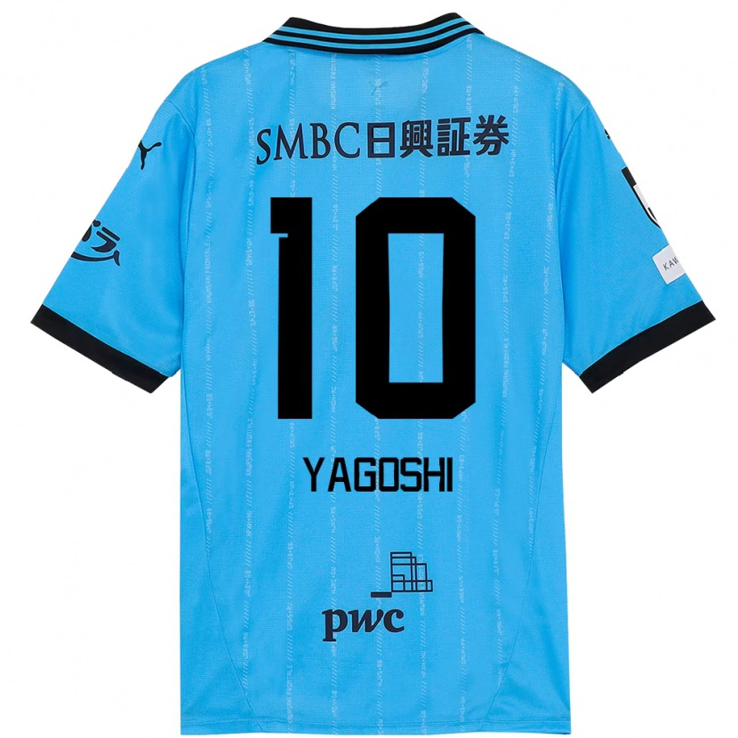 Danxen Kinder Mikito Yagoshi #10 Himmelblau Schwarz Heimtrikot Trikot 2025/26 T-Shirt