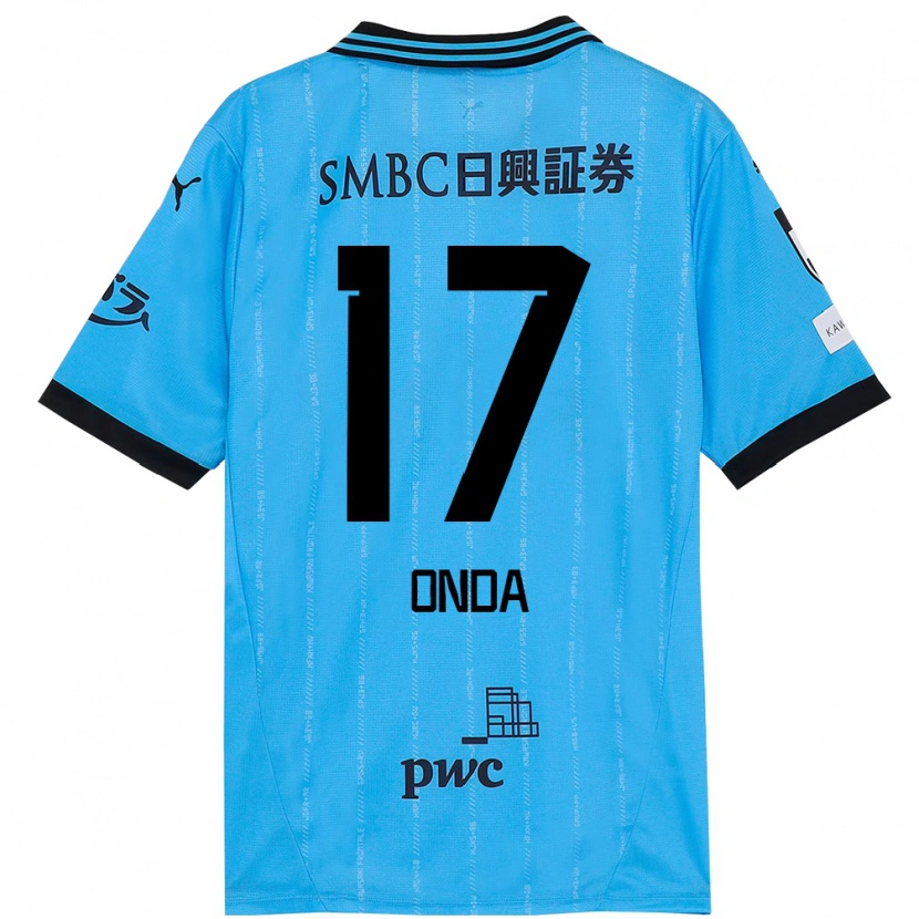 Danxen Kinder Yutaro Onda #17 Himmelblau Schwarz Heimtrikot Trikot 2025/26 T-Shirt