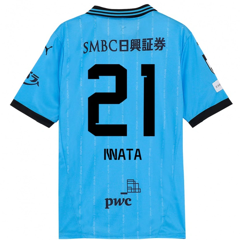 Danxen Kinder Kantaro Iwata #21 Himmelblau Schwarz Heimtrikot Trikot 2025/26 T-Shirt