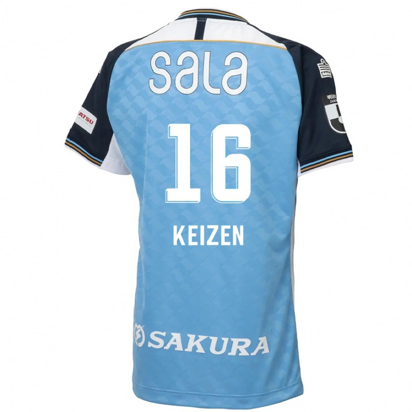 Danxen Kinder Keizen Iida #16 Himmelblau Schwarz Heimtrikot Trikot 2025/26 T-Shirt
