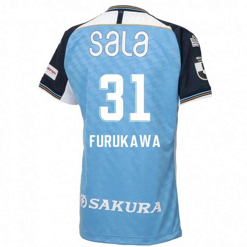 Danxen Kinder Yosuke Furukawa #31 Himmelblau Schwarz Heimtrikot Trikot 2025/26 T-Shirt