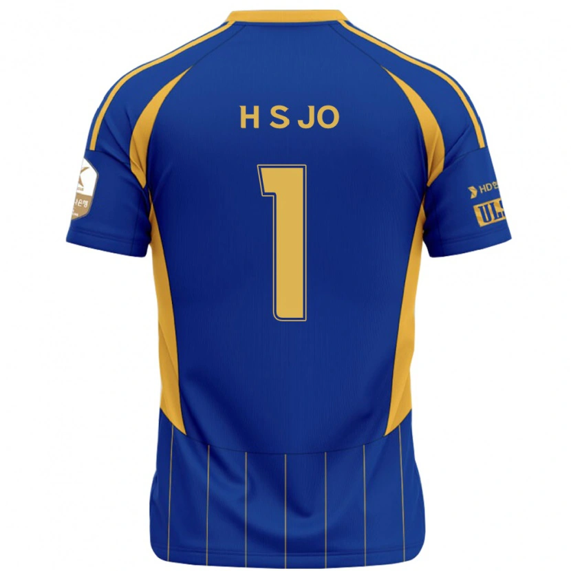 Danxen Kinder Su-Hyeok Jo #1 Königsblau Gelb Heimtrikot Trikot 2025/26 T-Shirt