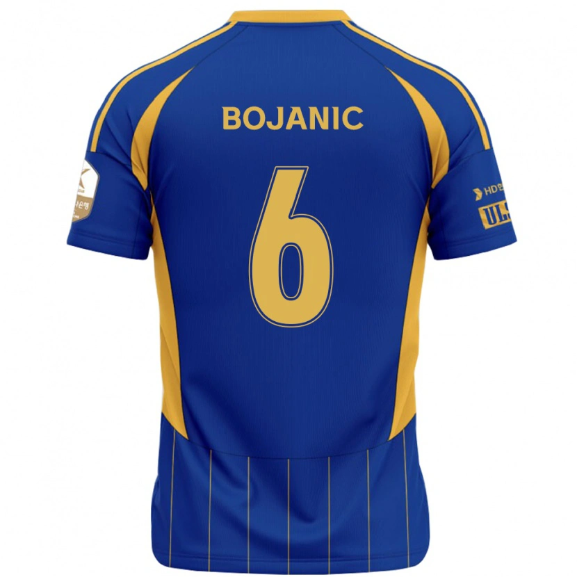 Danxen Kinder Darijan Bojanic #6 Königsblau Gelb Heimtrikot Trikot 2025/26 T-Shirt