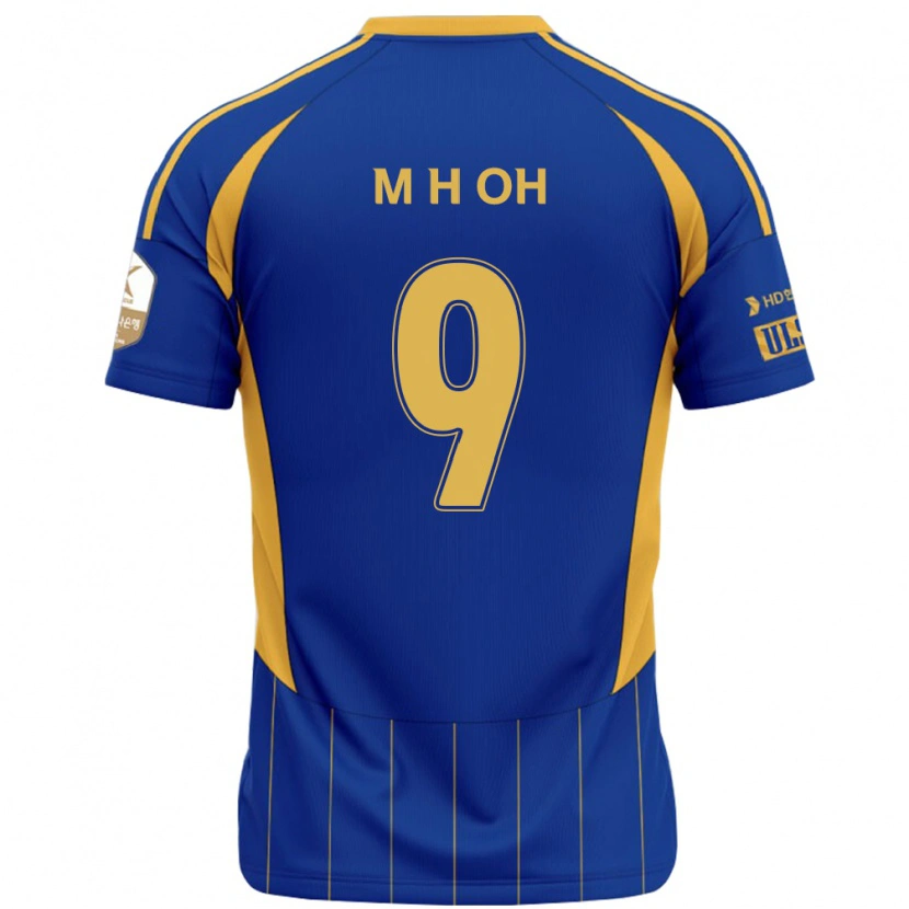 Danxen Kinder Hyun-Min Oh #9 Königsblau Gelb Heimtrikot Trikot 2025/26 T-Shirt
