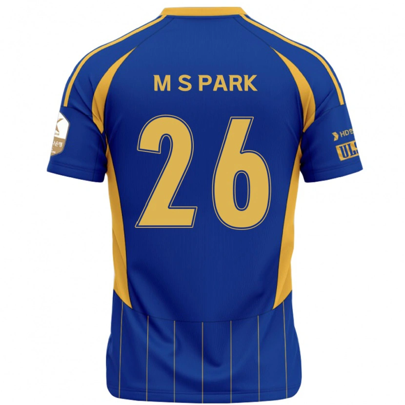 Danxen Kinder Min-Seo Park #26 Königsblau Gelb Heimtrikot Trikot 2025/26 T-Shirt