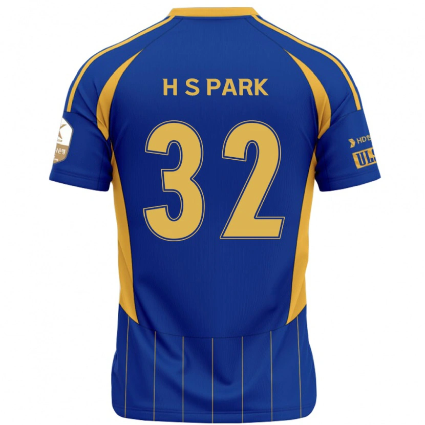 Danxen Kinder Sung-Hyun Park #32 Königsblau Gelb Heimtrikot Trikot 2025/26 T-Shirt