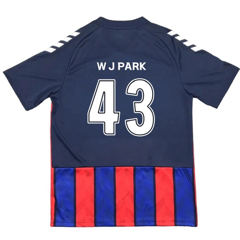 Danxen Kinder Jin-Woo Park #43 Königsblau Rot Heimtrikot Trikot 2025/26 T-Shirt