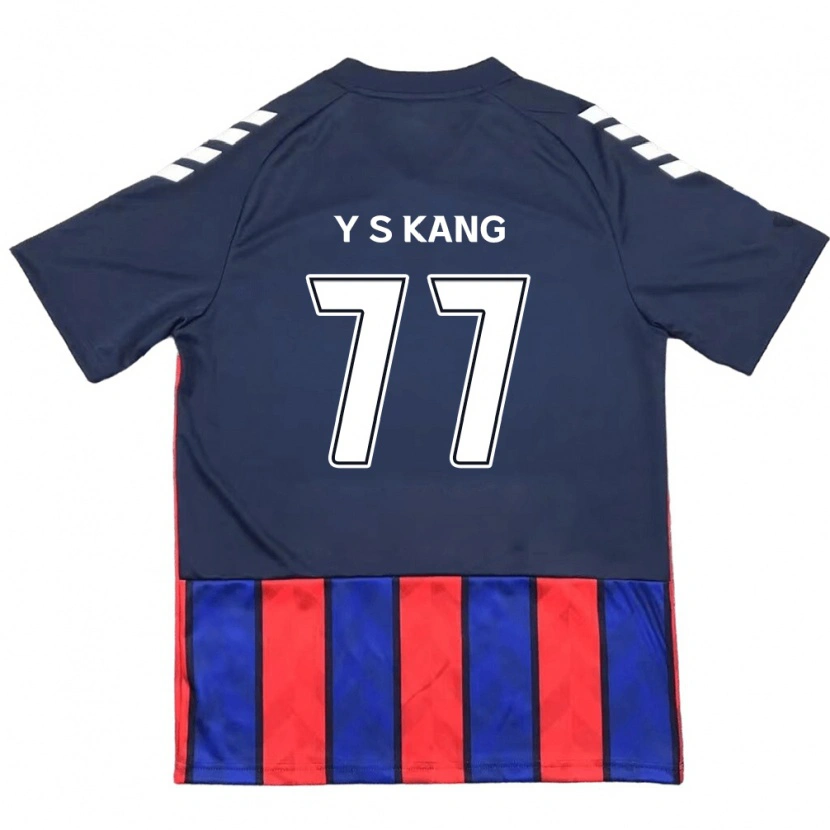 Danxen Kinder Sang-Yun Kang #77 Königsblau Rot Heimtrikot Trikot 2025/26 T-Shirt