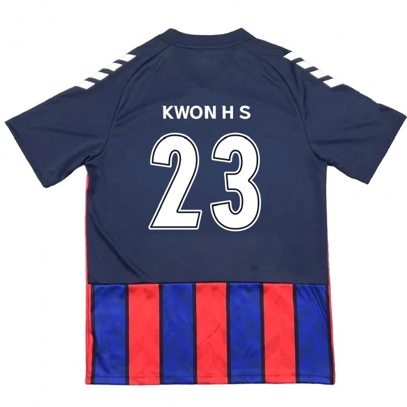 Danxen Kinder Kwon Hui-Seon #23 Königsblau Rot Heimtrikot Trikot 2025/26 T-Shirt