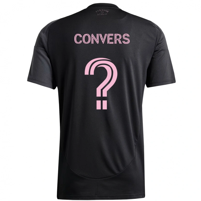 Danxen Kinder Joseph Convers #0 Schwarz Rosa Auswärtstrikot Trikot 2025/26 T-Shirt