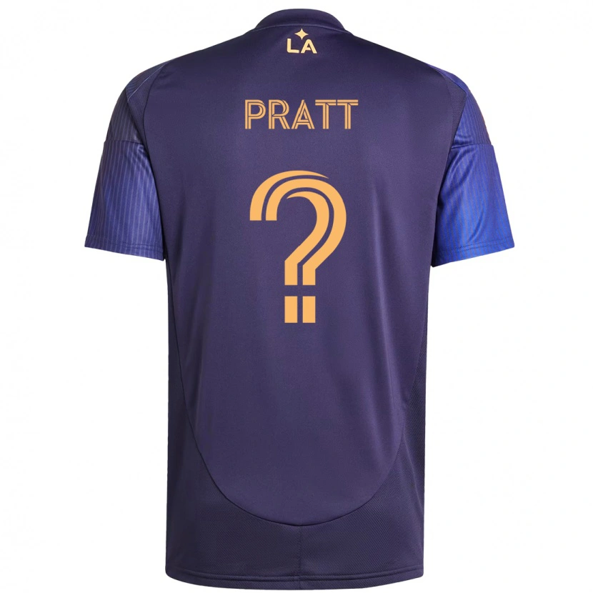 Danxen Kinder Owen Pratt #0 Lila Blau Auswärtstrikot Trikot 2025/26 T-Shirt
