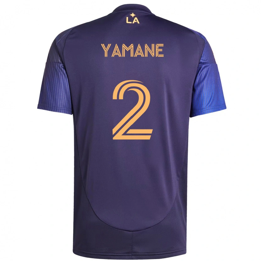 Danxen Kinder Miki Yamane #2 Lila Blau Auswärtstrikot Trikot 2025/26 T-Shirt