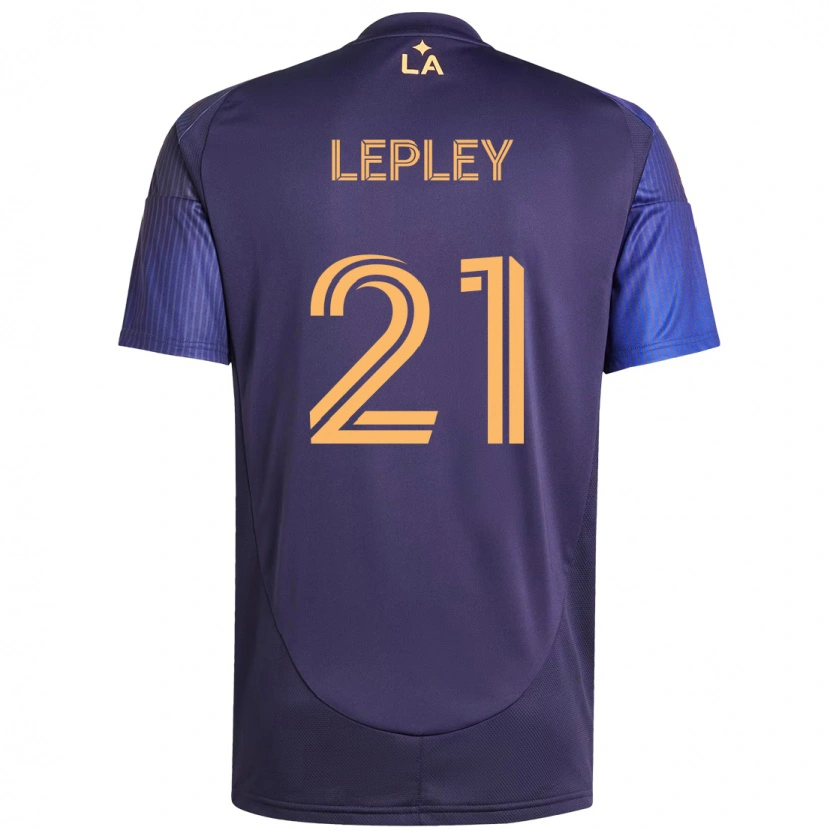 Danxen Kinder Tucker Lepley #21 Lila Blau Auswärtstrikot Trikot 2025/26 T-Shirt