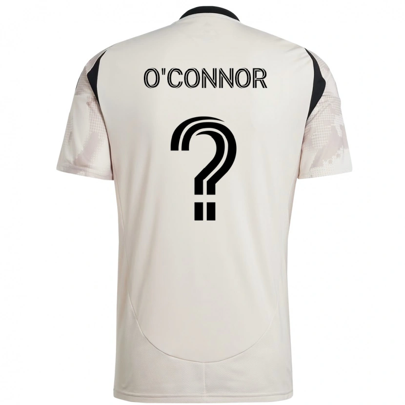 Danxen Kinder Aidan O'connor #0 Beige Schwarz Auswärtstrikot Trikot 2025/26 T-Shirt