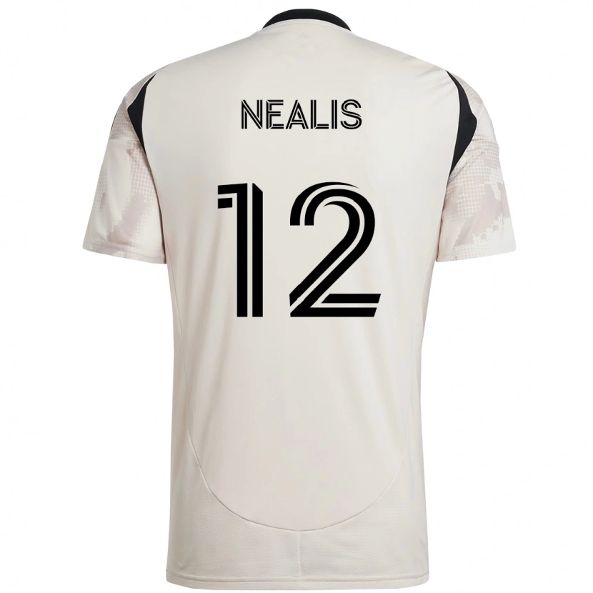 Danxen Kinder Dylan Nealis #12 Beige Schwarz Auswärtstrikot Trikot 2025/26 T-Shirt