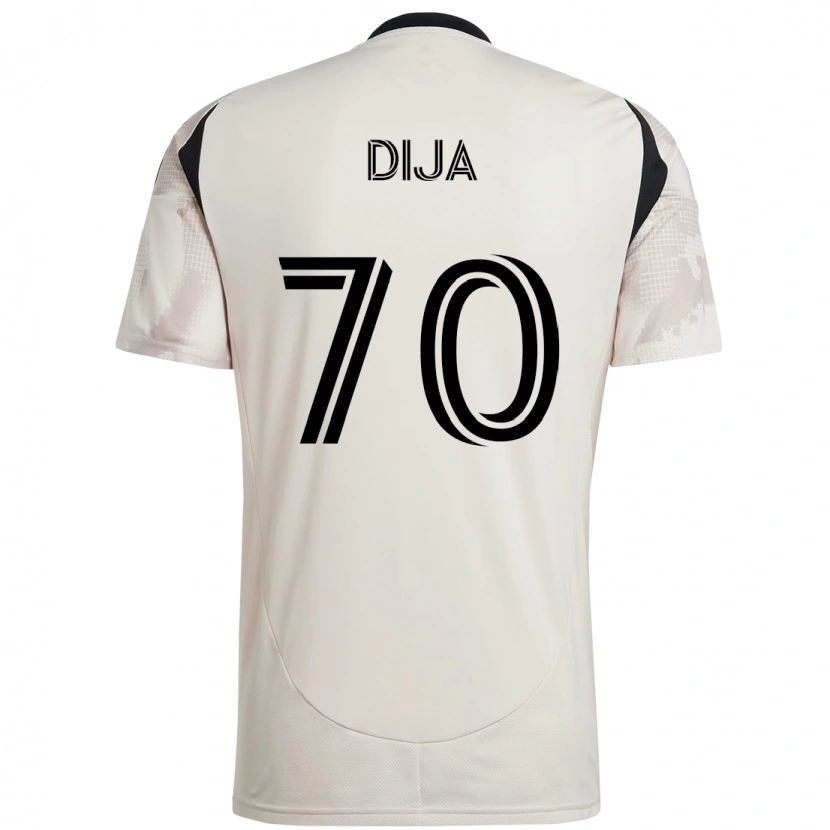 Danxen Kinder Dija #70 Beige Schwarz Auswärtstrikot Trikot 2025/26 T-Shirt