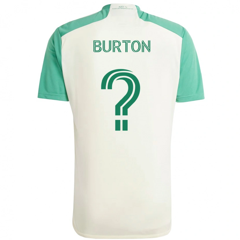 Danxen Kinder Micah Burton #0 Weiß Grün Auswärtstrikot Trikot 2025/26 T-Shirt