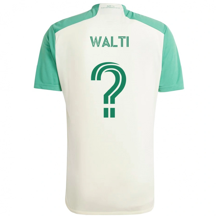 Danxen Kinder Jackson Wälti #0 Weiß Grün Auswärtstrikot Trikot 2025/26 T-Shirt