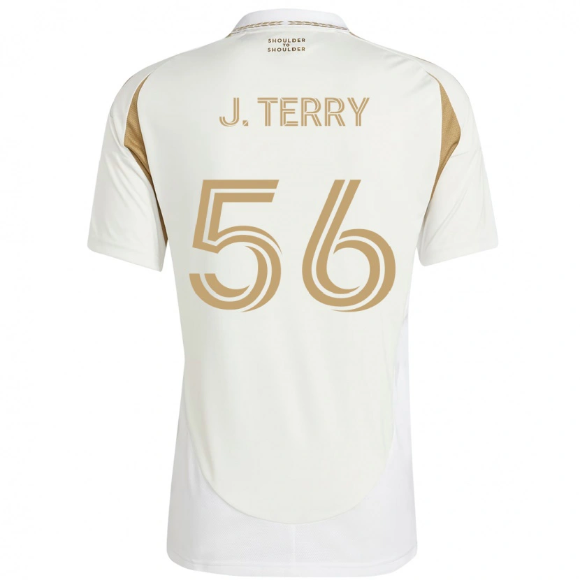 Danxen Kinder Jude Terry #56 Weiß Braun Auswärtstrikot Trikot 2025/26 T-Shirt