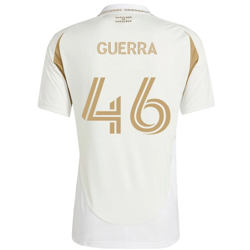 Danxen Kinder Decarlo Guerra #46 Weiß Braun Auswärtstrikot Trikot 2025/26 T-Shirt