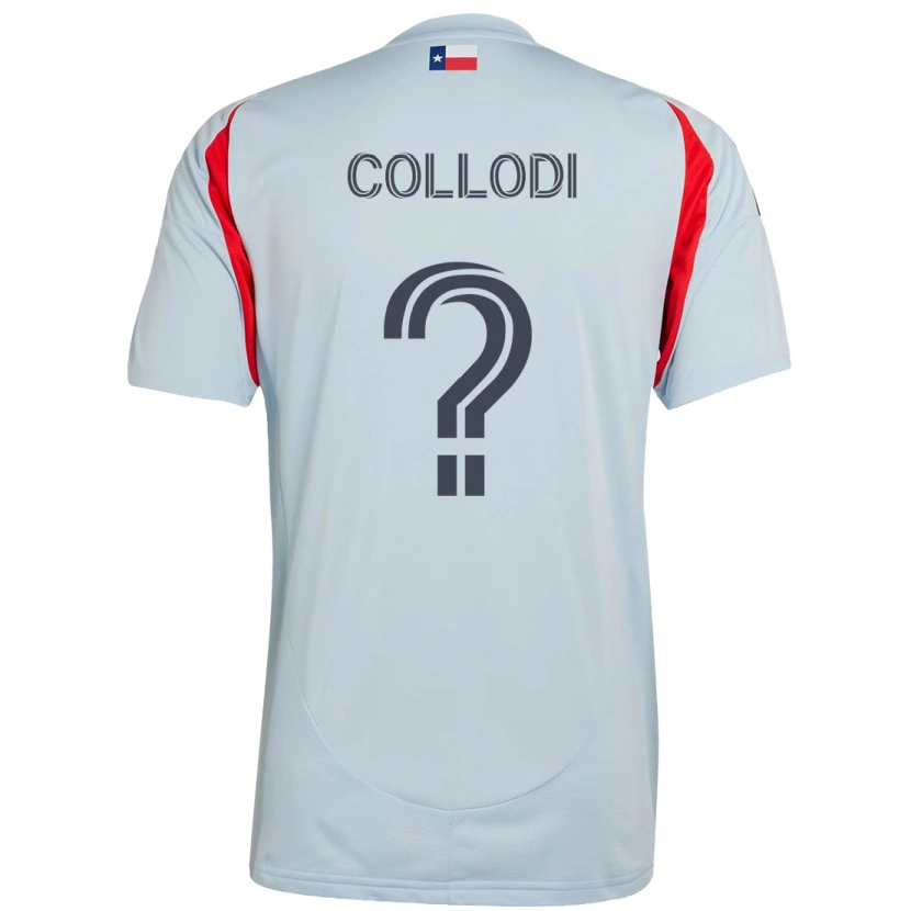 Danxen Kinder Michael Collodi #0 Hellblau Rot Auswärtstrikot Trikot 2025/26 T-Shirt