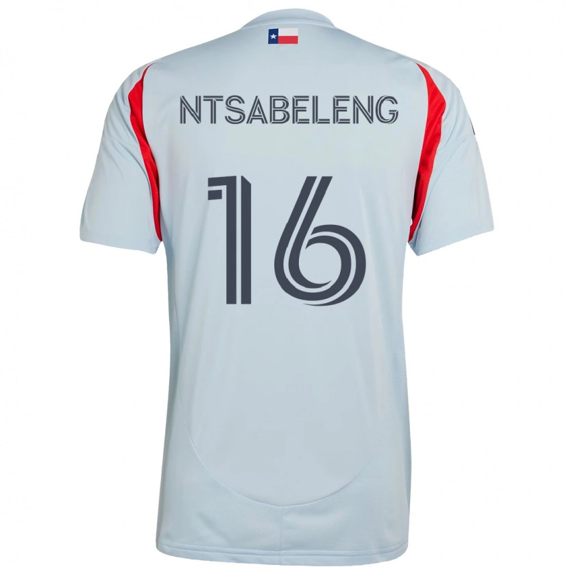 Danxen Kinder Tsiki Ntsabeleng #16 Hellblau Rot Auswärtstrikot Trikot 2025/26 T-Shirt