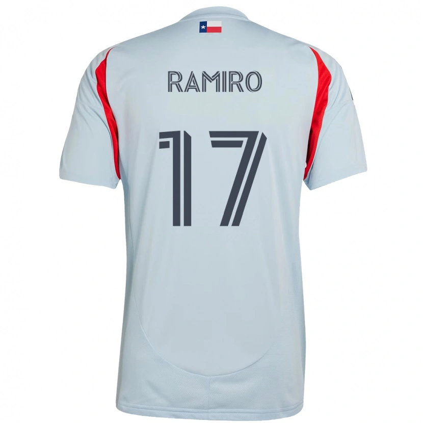 Danxen Kinder Ramiro #17 Hellblau Rot Auswärtstrikot Trikot 2025/26 T-Shirt