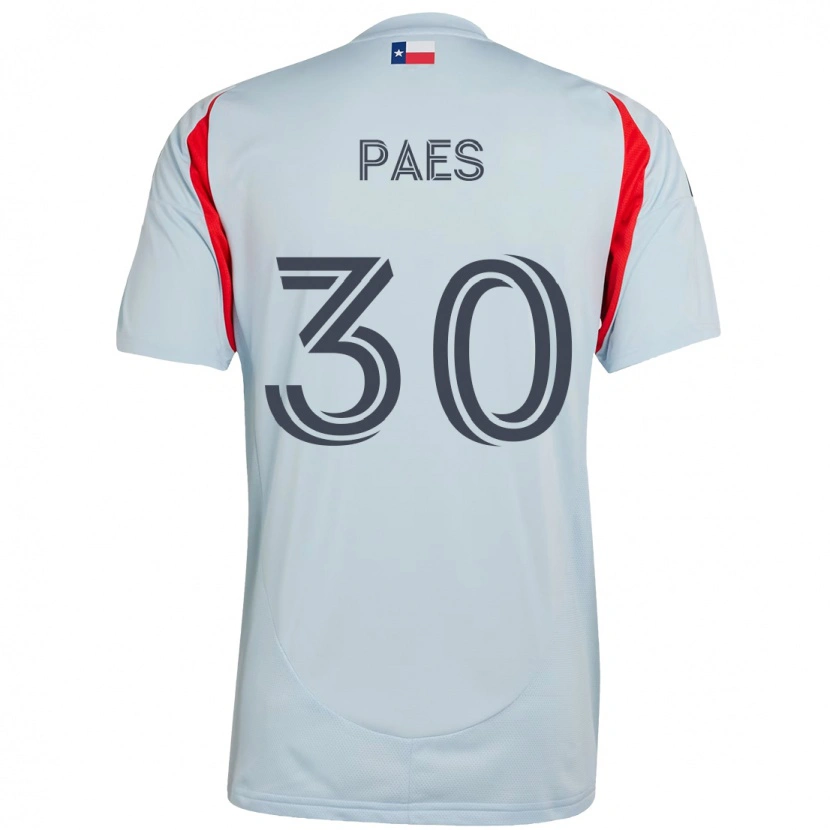 Danxen Kinder Maarten Paes #30 Hellblau Rot Auswärtstrikot Trikot 2025/26 T-Shirt