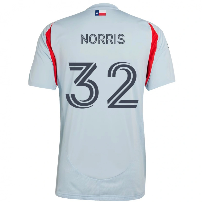 Danxen Kinder Nolan Norris #32 Hellblau Rot Auswärtstrikot Trikot 2025/26 T-Shirt