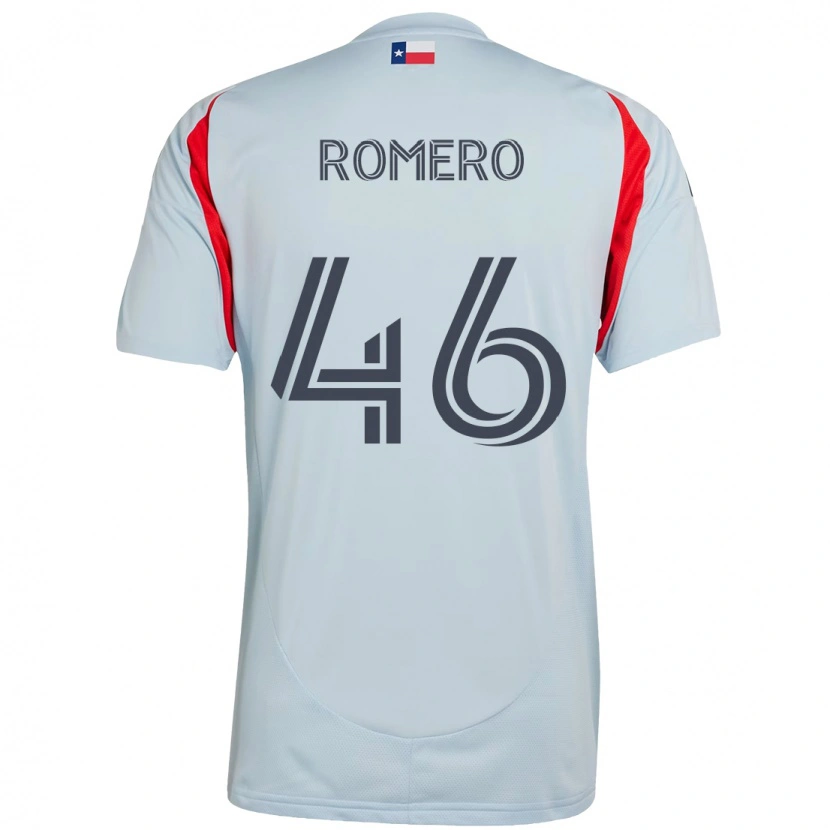 Danxen Kinder Isaac Romero #46 Hellblau Rot Auswärtstrikot Trikot 2025/26 T-Shirt