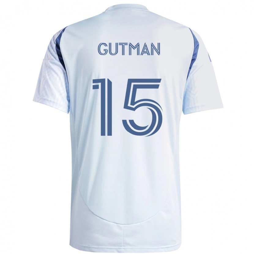 Danxen Kinder Andrew Gutman #15 Hellhimmelblau Blau Auswärtstrikot Trikot 2025/26 T-Shirt