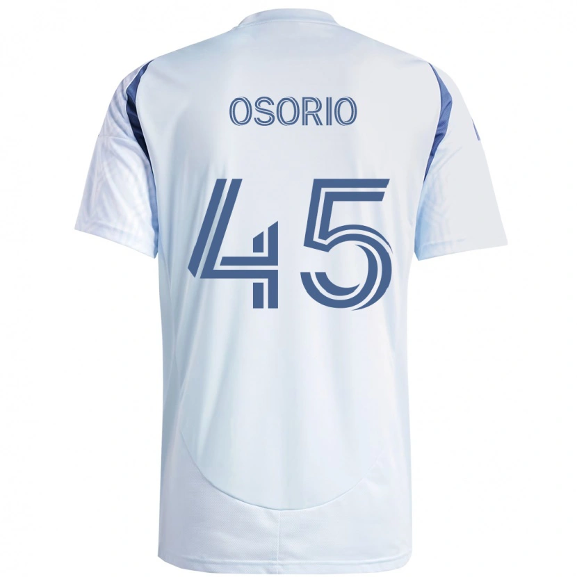 Danxen Kinder Harold Osorio #45 Hellhimmelblau Blau Auswärtstrikot Trikot 2025/26 T-Shirt