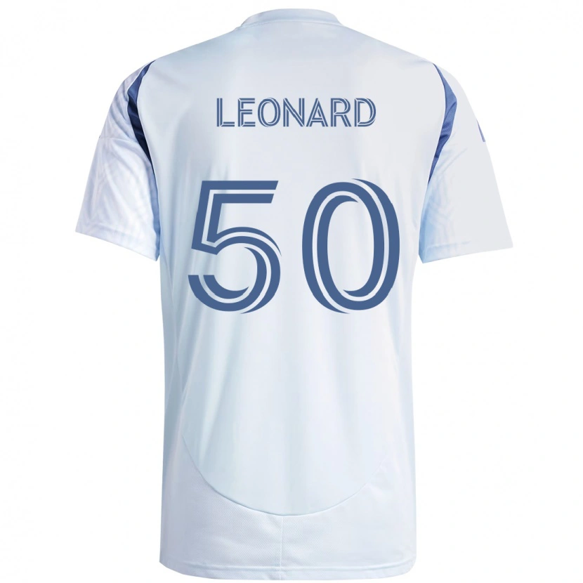 Danxen Kinder Eric Leonard #50 Hellhimmelblau Blau Auswärtstrikot Trikot 2025/26 T-Shirt