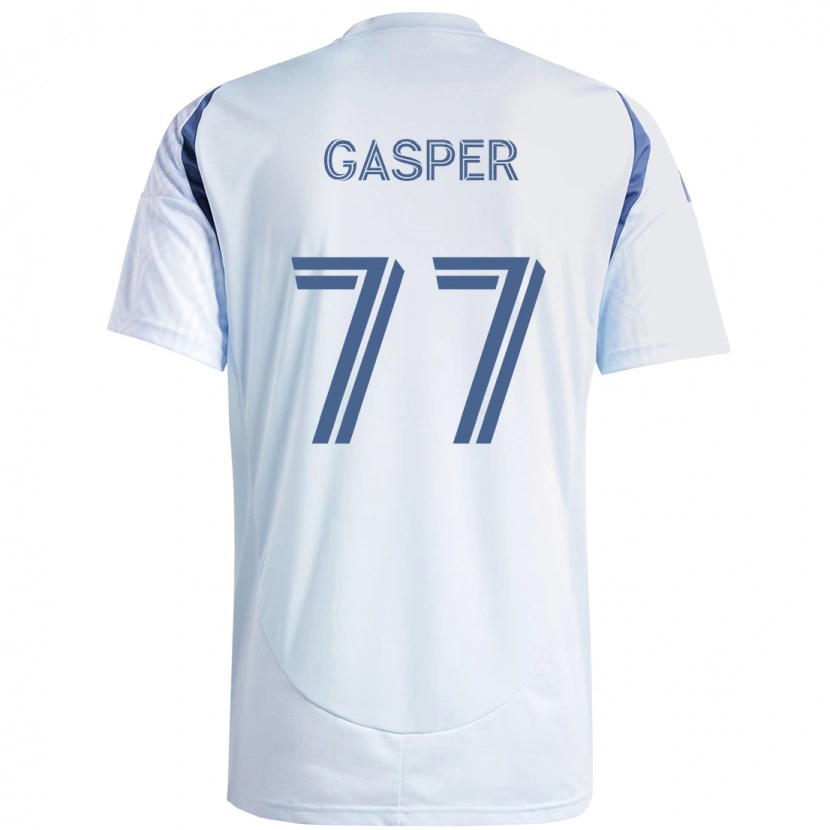 Danxen Kinder Chase Gasper #77 Hellhimmelblau Blau Auswärtstrikot Trikot 2025/26 T-Shirt