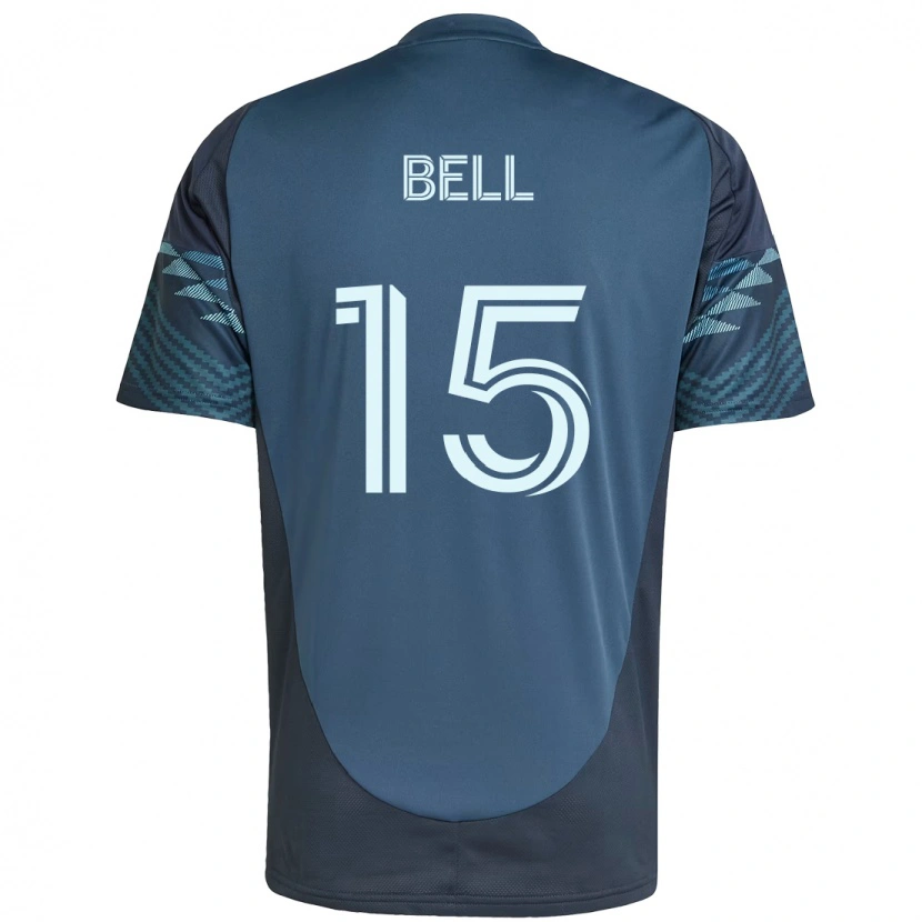Danxen Kinder Jon Bell #15 Hellblau Auswärtstrikot Trikot 2025/26 T-Shirt