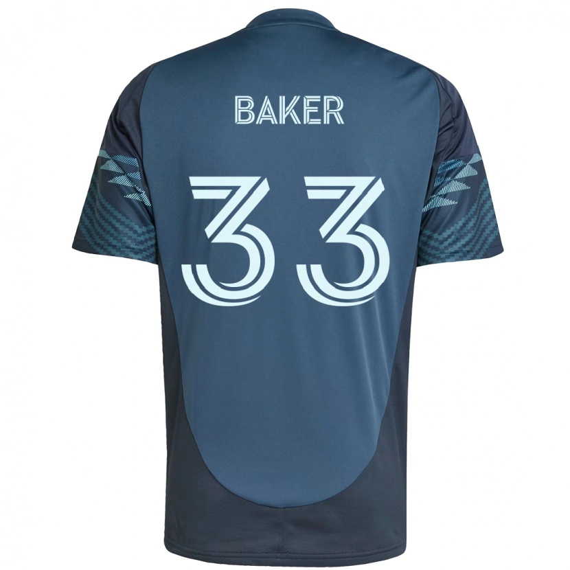 Danxen Kinder Cody Baker #33 Hellblau Auswärtstrikot Trikot 2025/26 T-Shirt