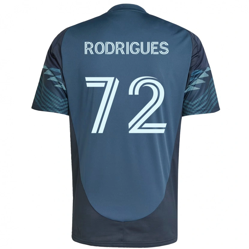 Danxen Kinder Braudílio Rodrigues #72 Hellblau Auswärtstrikot Trikot 2025/26 T-Shirt