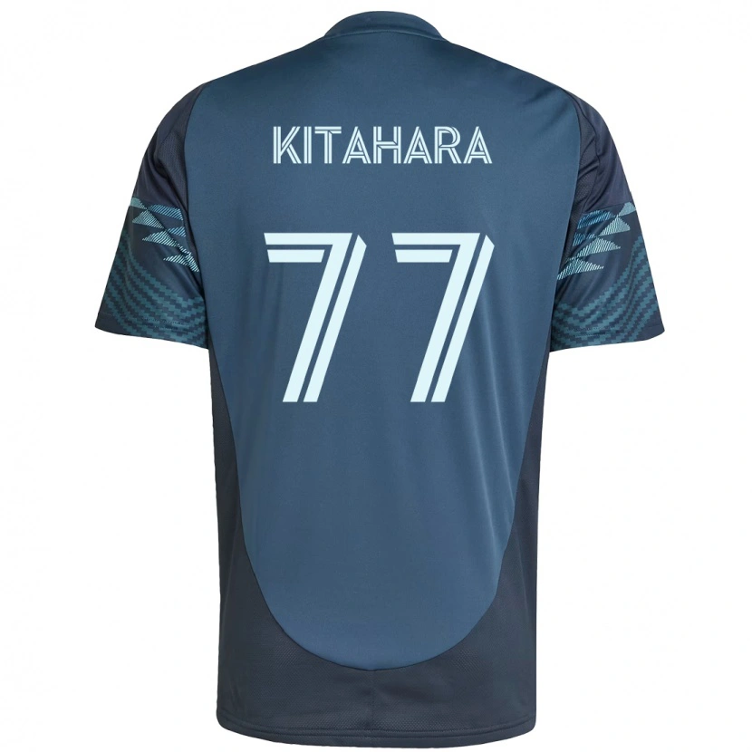 Danxen Kinder Sota Kitahara #77 Hellblau Auswärtstrikot Trikot 2025/26 T-Shirt
