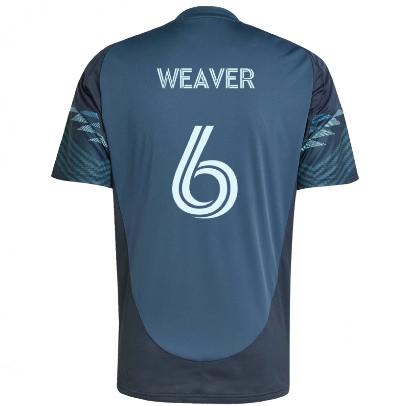 Danxen Kinder Morgan Weaver #6 Hellblau Auswärtstrikot Trikot 2025/26 T-Shirt