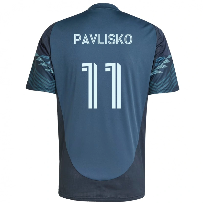 Danxen Kinder Kirsten Pavlisko #11 Hellblau Auswärtstrikot Trikot 2025/26 T-Shirt