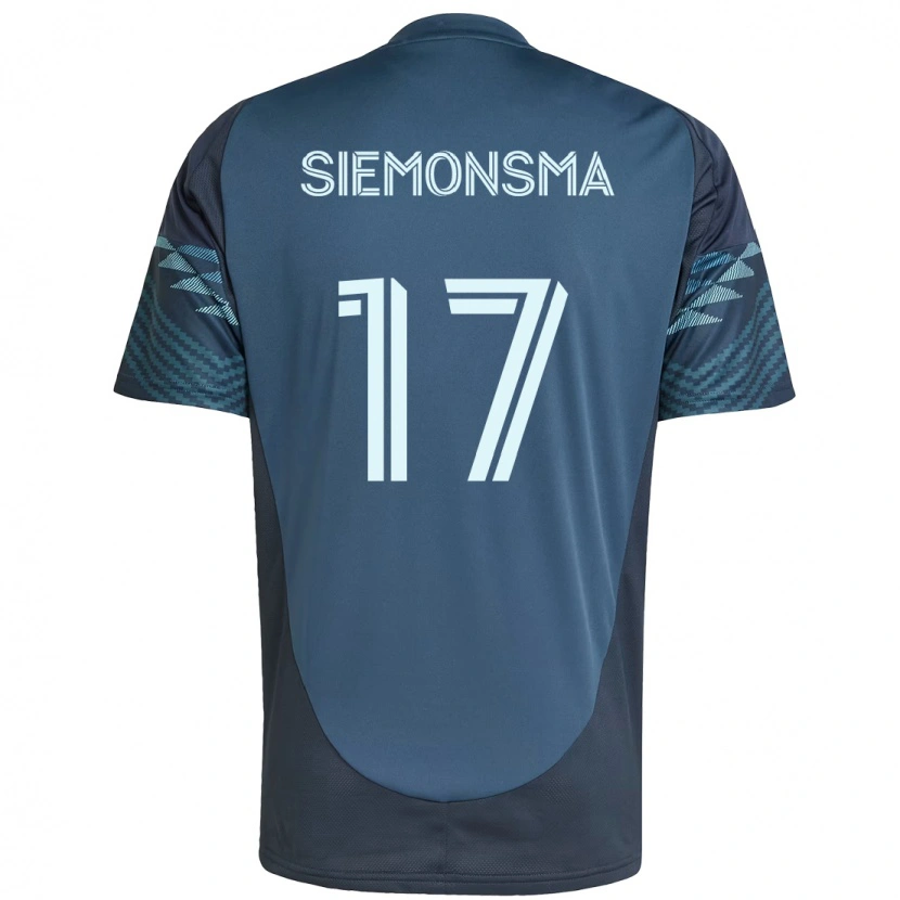 Danxen Kinder Sianna Siemonsma #17 Hellblau Auswärtstrikot Trikot 2025/26 T-Shirt