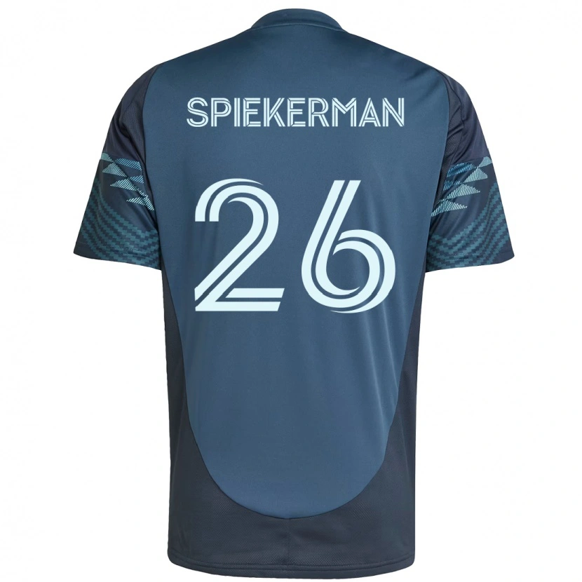 Danxen Kinder Stephanie Spiekerman #26 Hellblau Auswärtstrikot Trikot 2025/26 T-Shirt