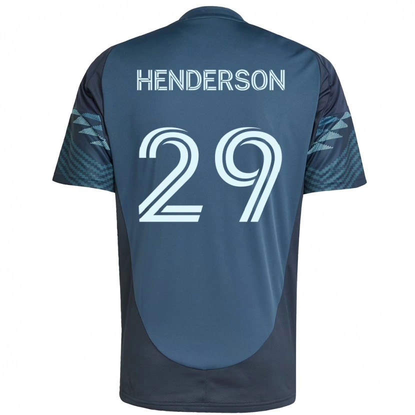 Danxen Kinder Anna Henderson #29 Hellblau Auswärtstrikot Trikot 2025/26 T-Shirt