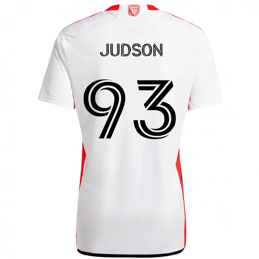 Danxen Kinder Judson #93 Weiß Rot Auswärtstrikot Trikot 2025/26 T-Shirt