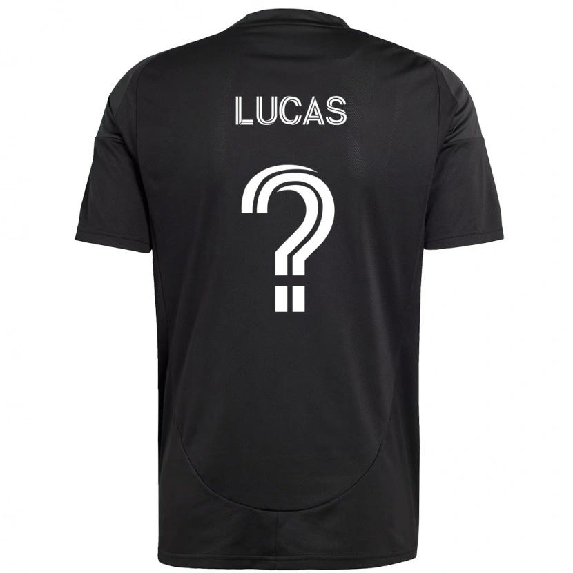 Danxen Kinder Amare Lucas #0 Schwarz Weiß Auswärtstrikot Trikot 2025/26 T-Shirt